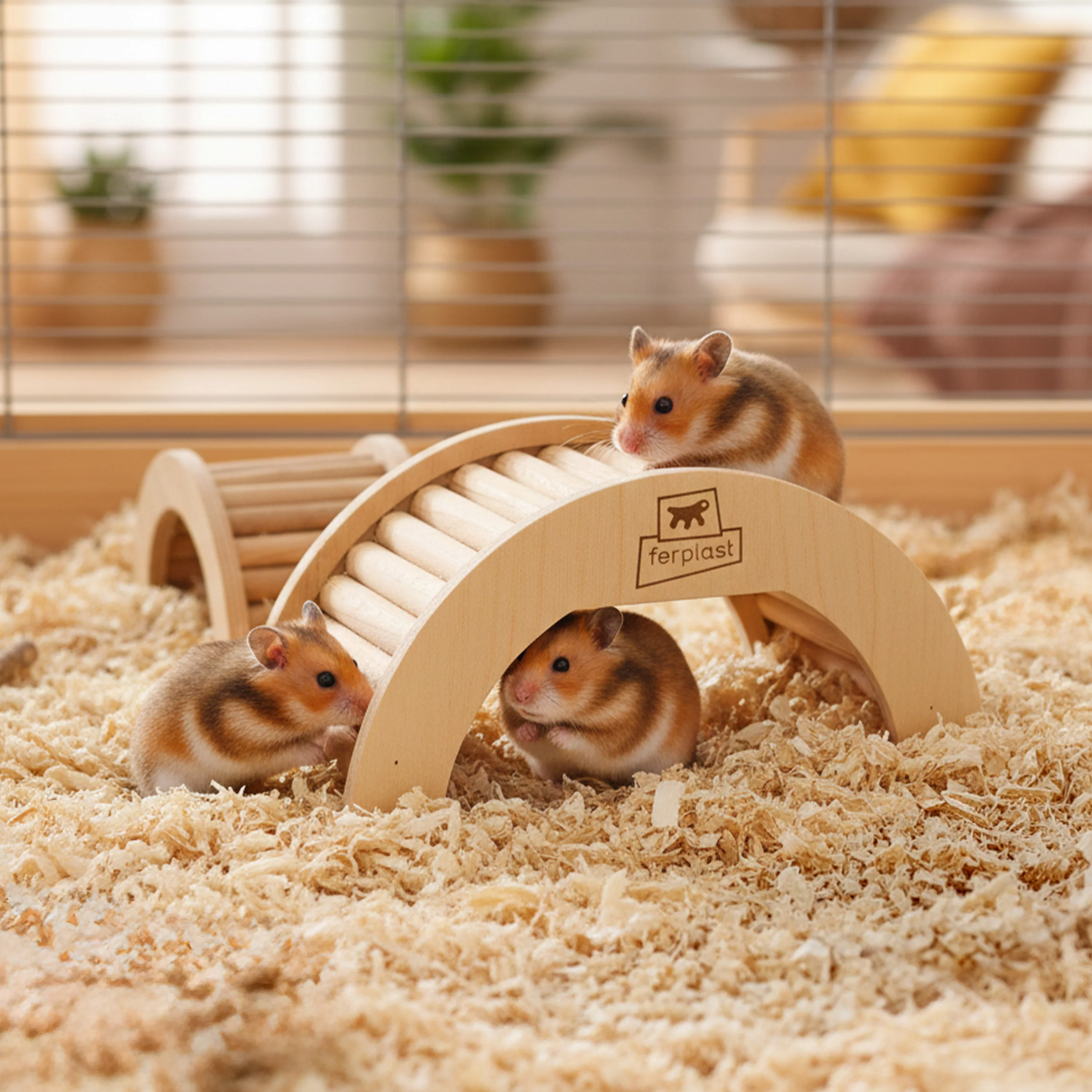 ARCADE ARCH Jouet en bois pour hamster - Image 3