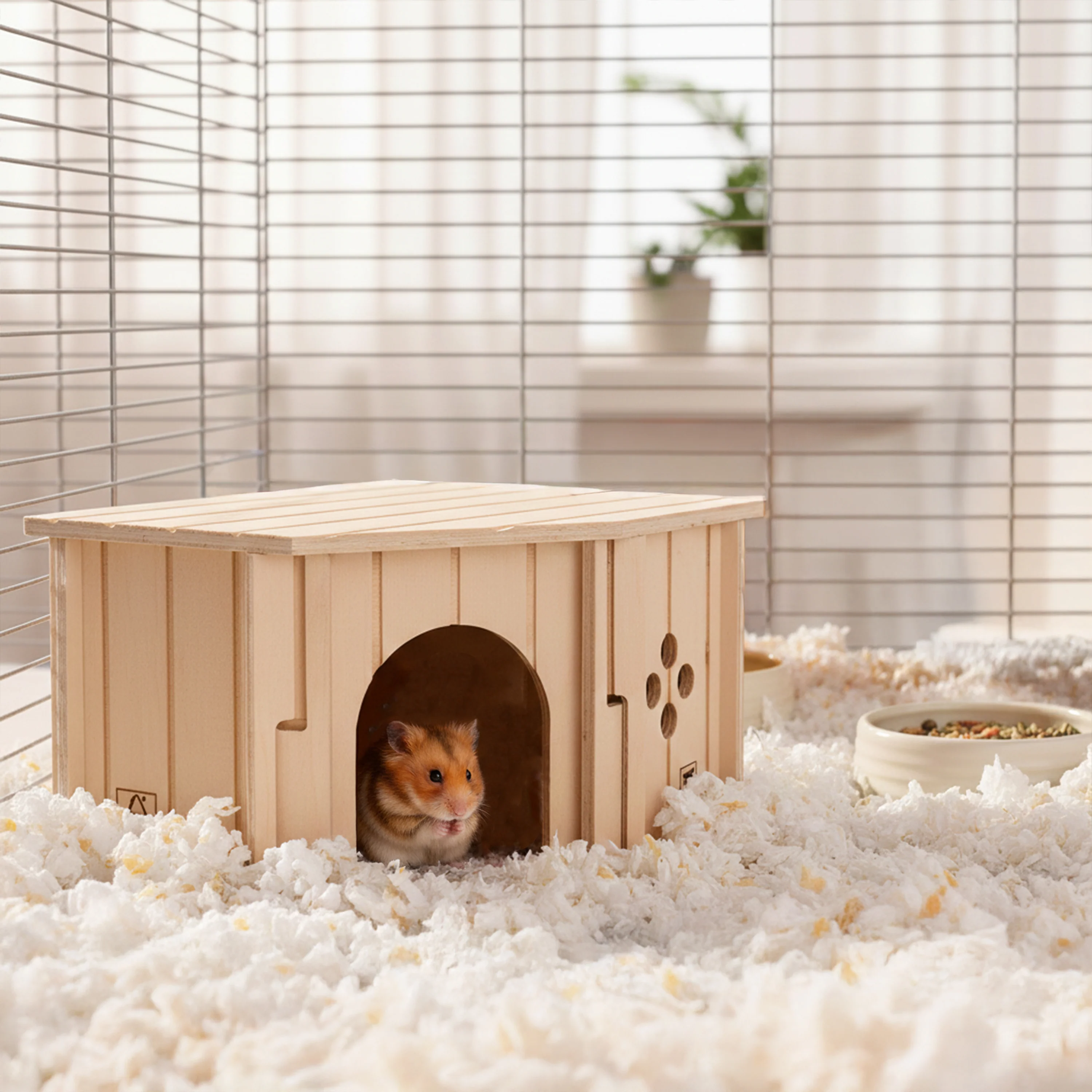 SIN CORNER Maison d’angle en bois pour petits animaux - Image 4