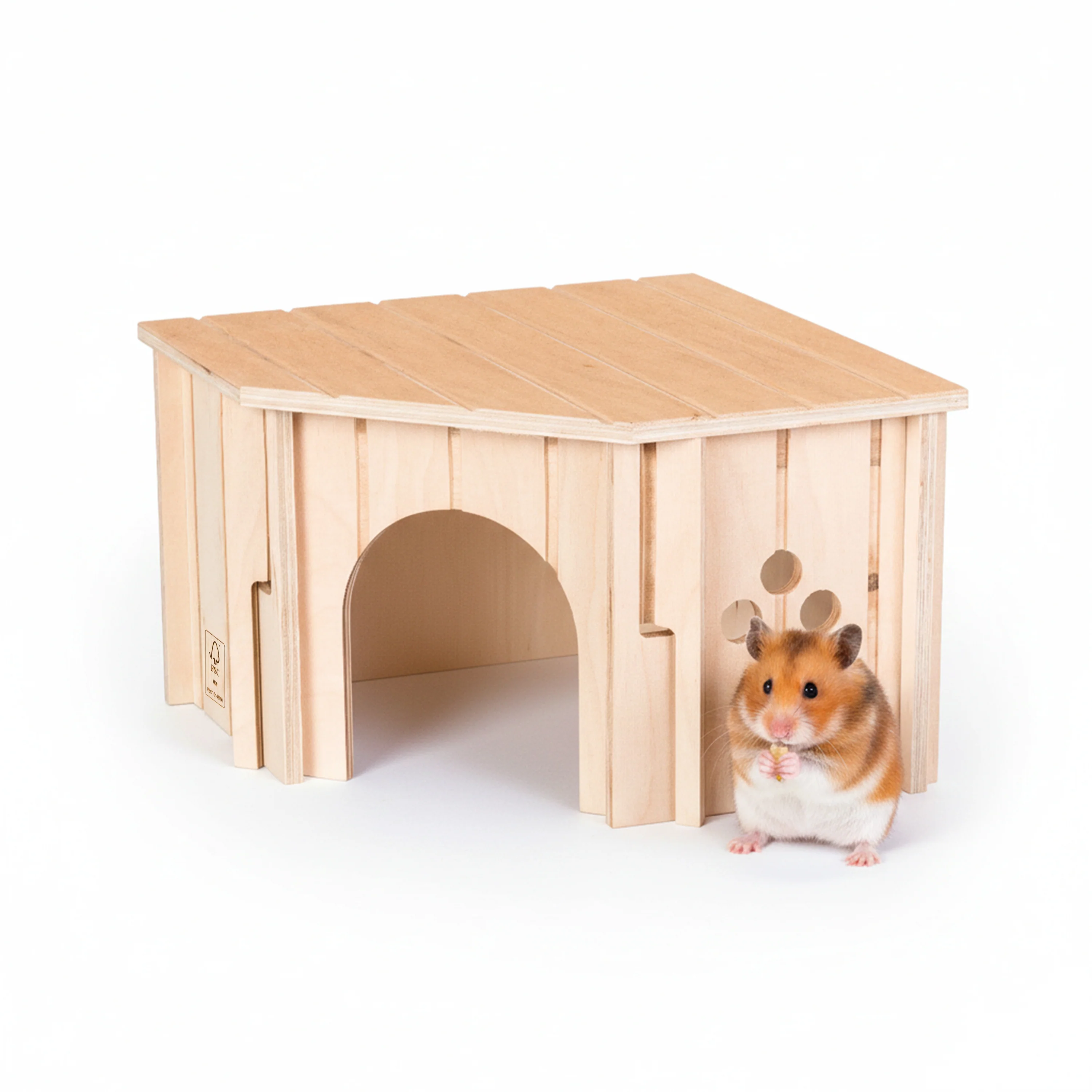 SIN CORNER Maison d’angle en bois pour petits animaux - Image 5