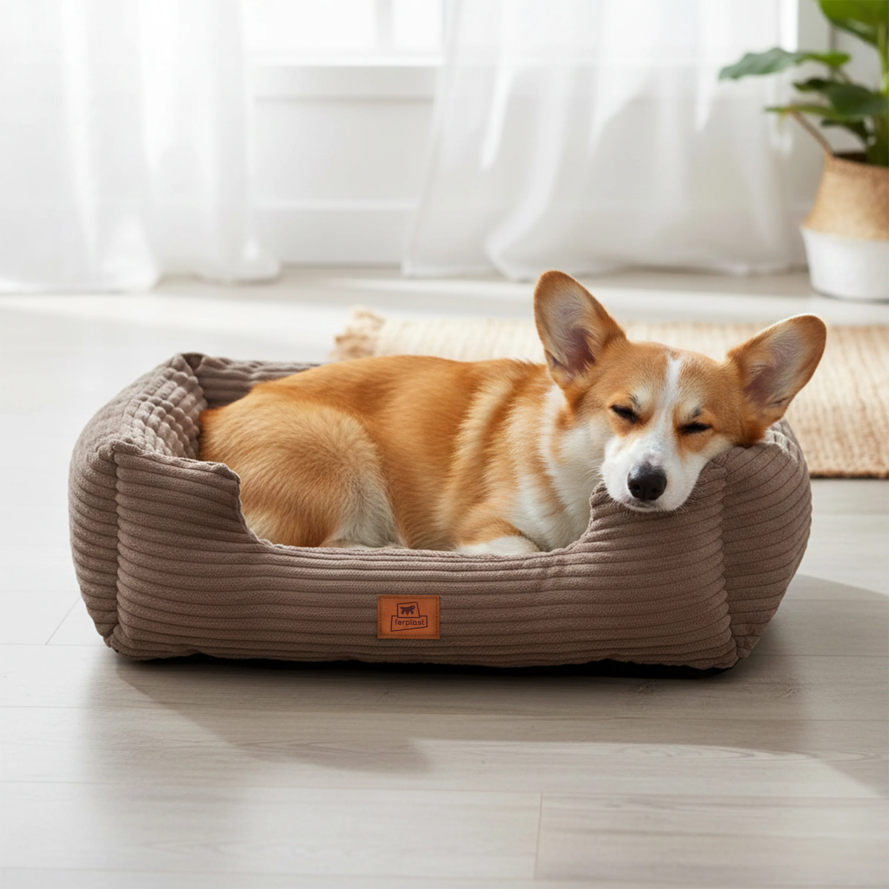 SWEETIE CORDUROY Panier moelleux pour chiens et chats - Image 19